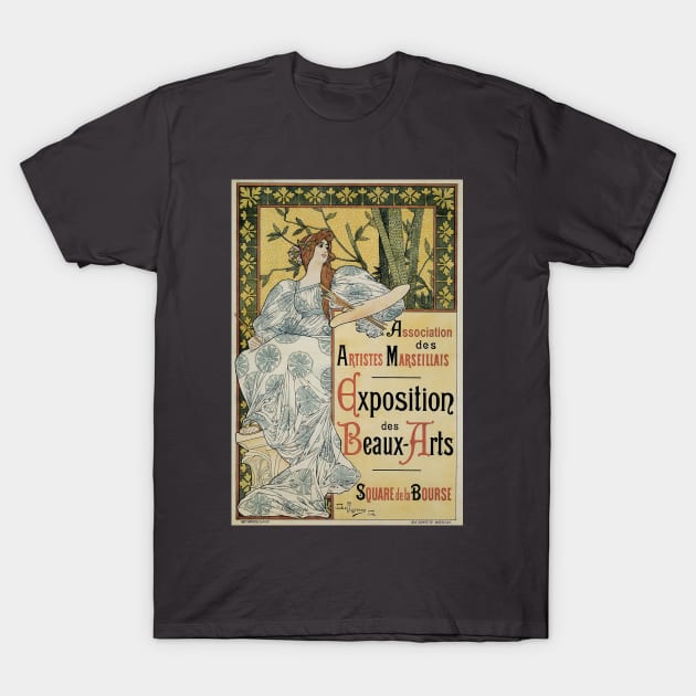 Exposition des Beaux Arts by David Dellepiane T-Shirt by MasterpieceCafe